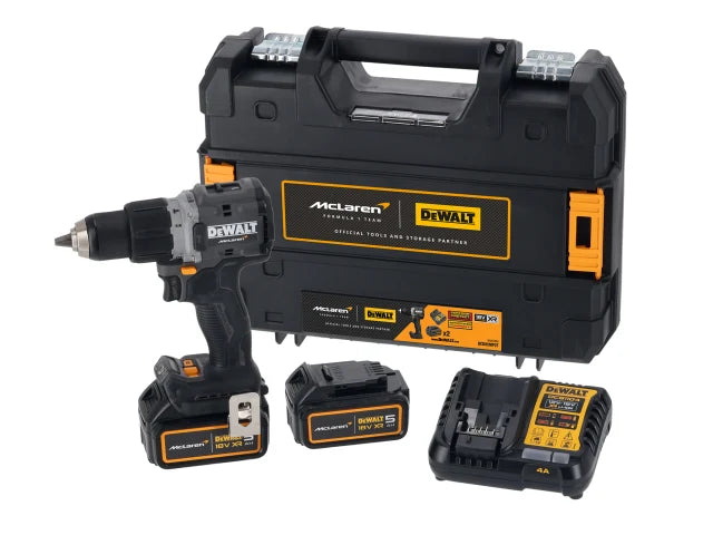 Dewalt McLaren DCD85MP2T McLaren F1 XR Brushless Combi 18V 2 x 5.0Ah Li-ion