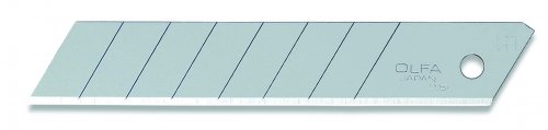 Olfa OLF/LB10B Silver HD Snap Blade 18mm Pack of 10