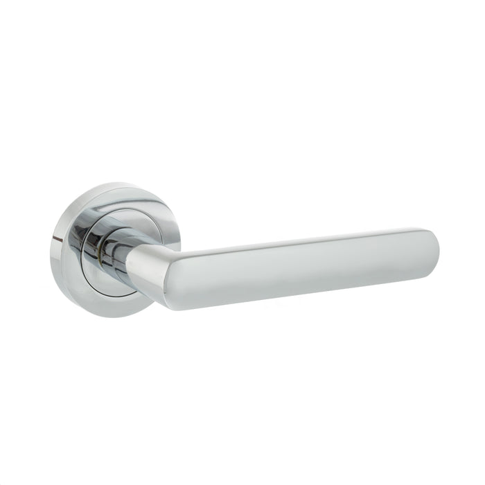 STATUS Carolina Lever Door Handle On Round Rose