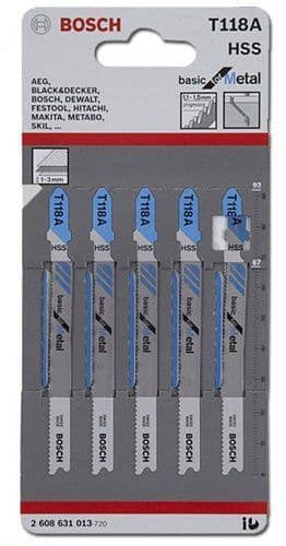 Bosch T118A Metal Cutting Jigsaw Blade (5)