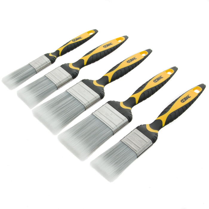 Coral Paint Brushes with No Loss of Bristle SRT Paintbrush 5 piece pack set