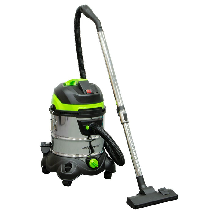 Jefferson 20 Litre Stainless Steel Wet & Dry Vacuum Cleaner (230V)