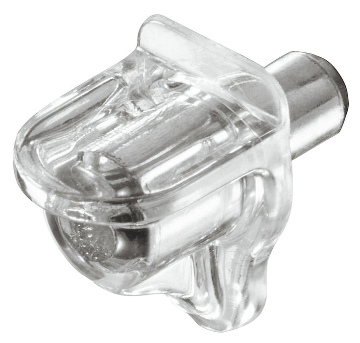 Shelf Support, Plug in, for Wooden and Glass Shelves and for Ø 5 mm Holes (100 pieces)