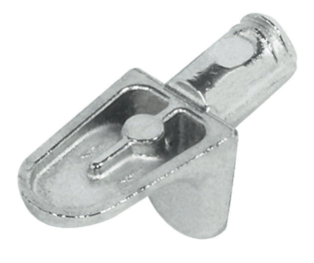 Shelf Support, Plug in, for Wooden Shelves and Ø 5 mm Holes with Twin Grooves (100 pieces)
