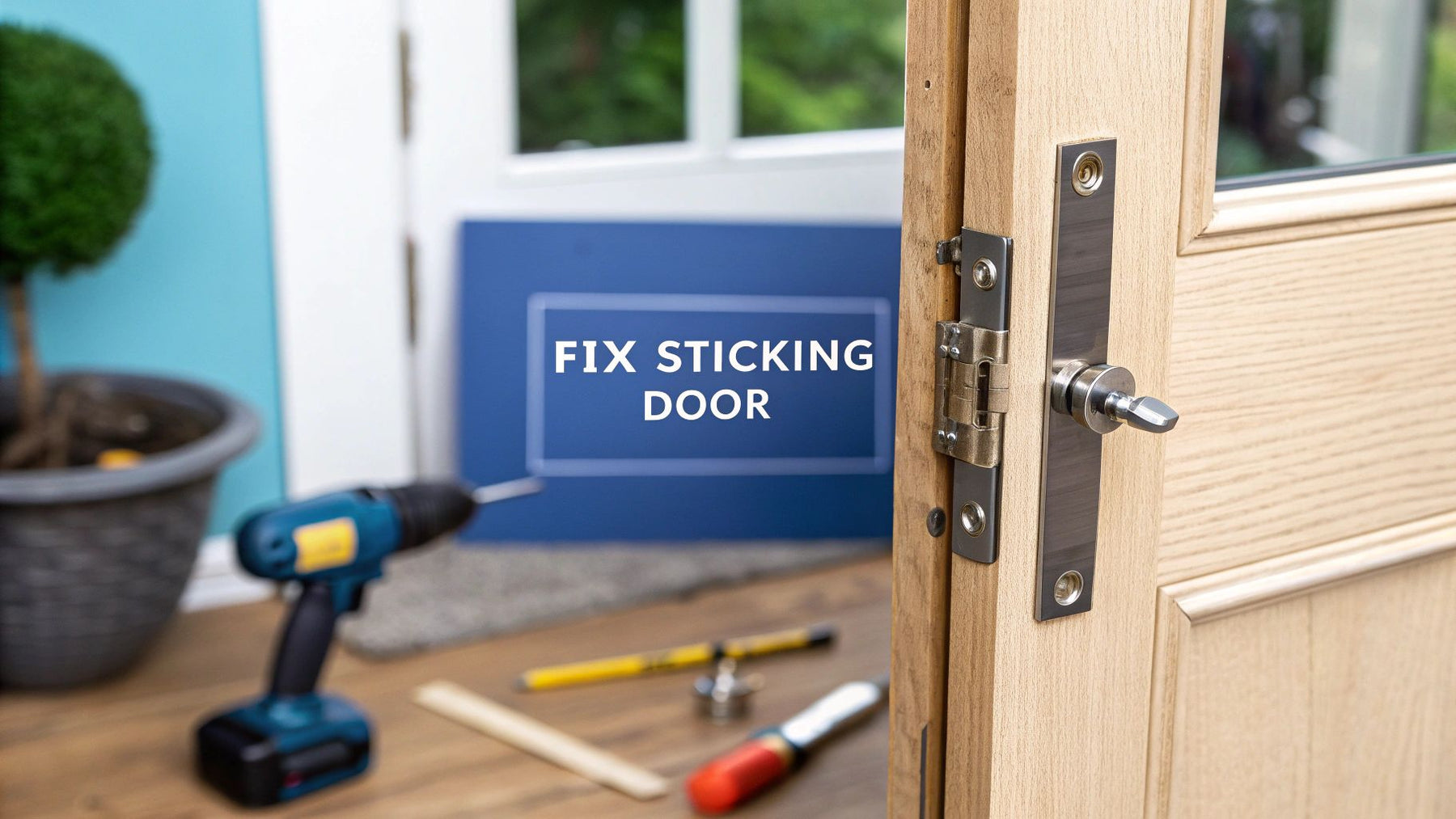 How to Fix a Sticking Door: Easy Solutions for UK Homes