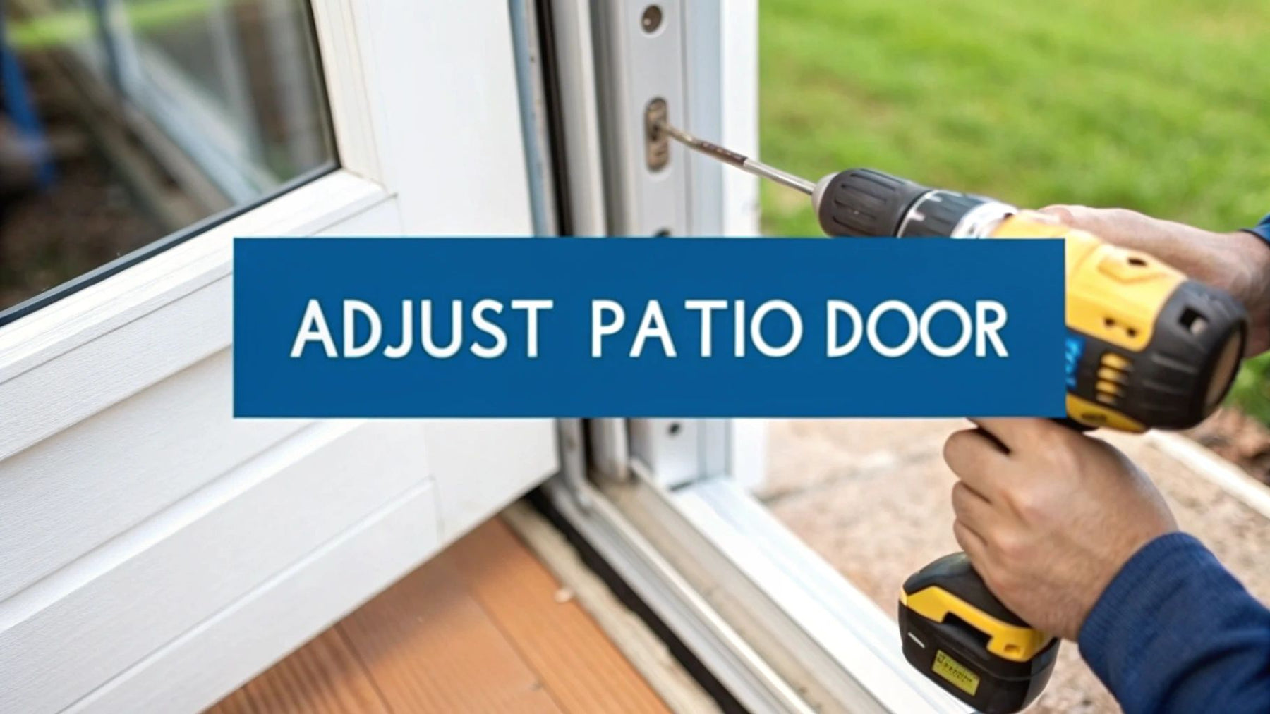Your Guide to Adjusting Patio Doors