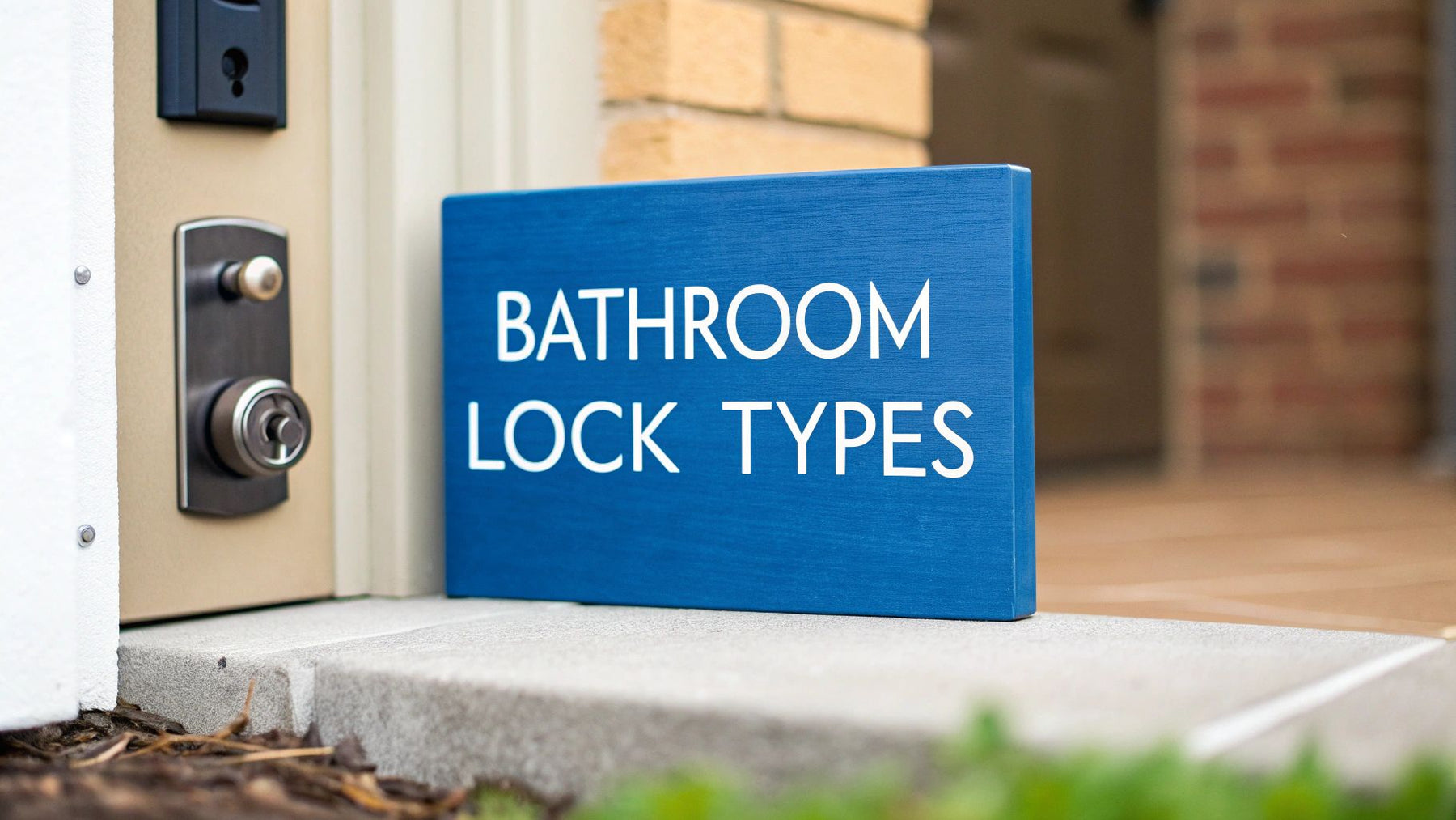 A Homeowner's Guide to Bathroom Door Lock Types
