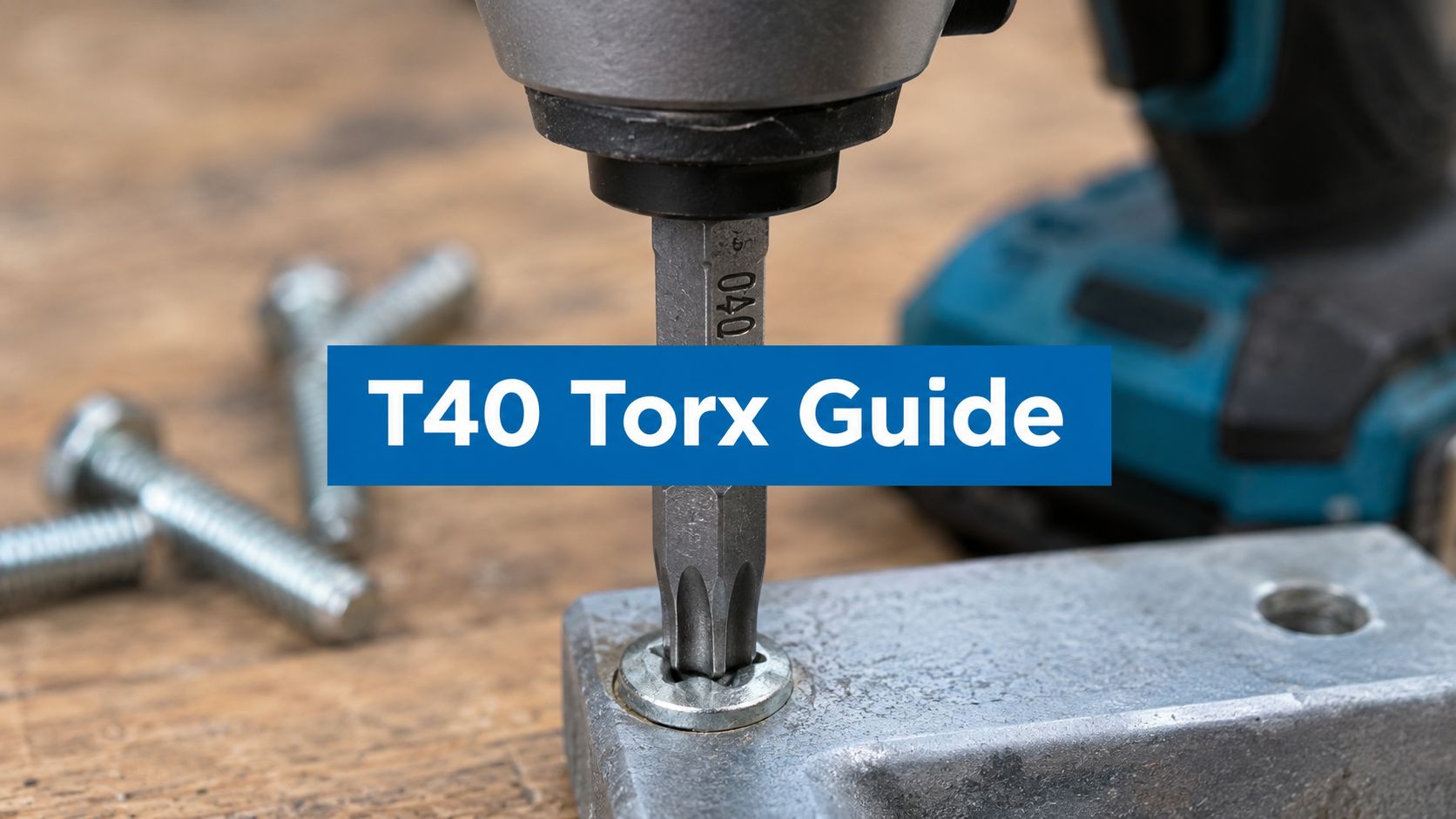 T40 Torx Bit Guide for UK Trades and DIY Projects