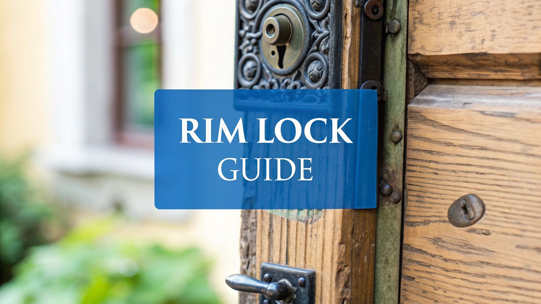 What Is a Rim Lock A Complete Guide to This Classic Hardware