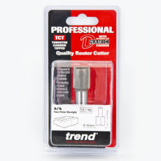 Trend 4/4 x 1/2" TC 18.2mm Diameter x 21mm Two Flute Cutter