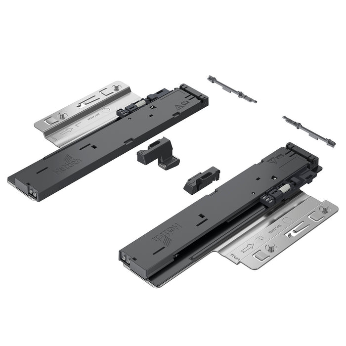 Hettich 9257896 Push To Open Silent 10-30kg Cap. 400-600mm Runners (Set)