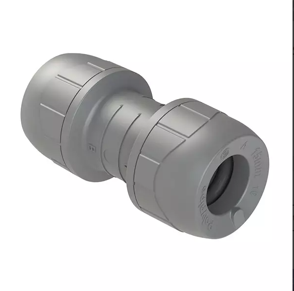 PolyPlumb 15mm Plastic Push-Fit Coupling