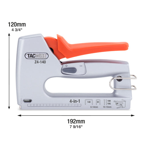 Tacwise Z4-140 Heavy Duty 4-in-1 Metal Staple / Nail Gun