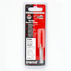 Trend 3/06 1/4" TC Two Flute Cutter 2mm Diameter