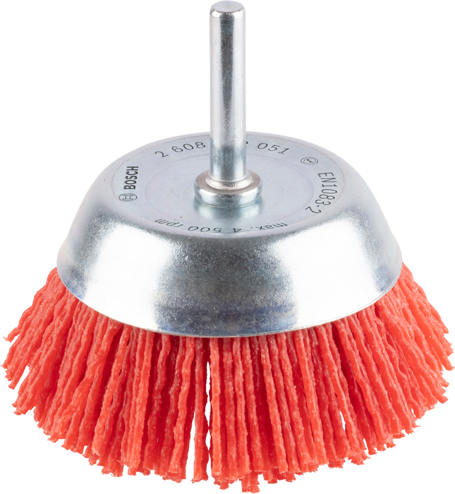Bosch PRO Multi Material clean Cup Brush Straight Shank 75mm Diameter