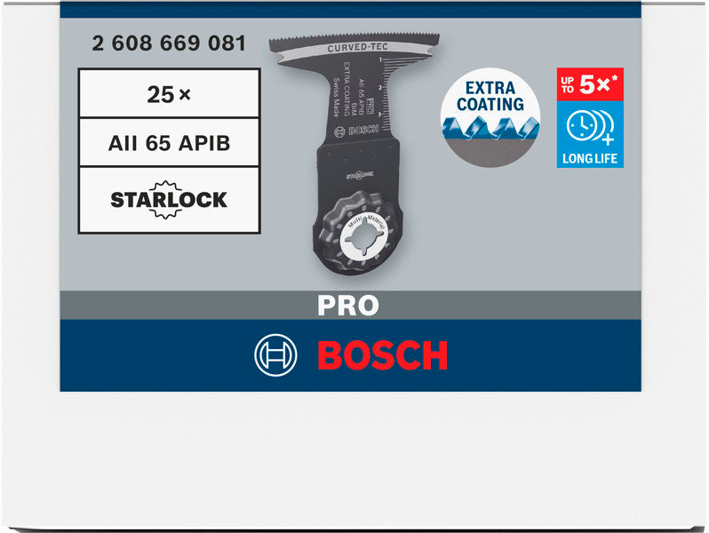 Bosch PRO AII 65 APIB Multi Tool Blade, 65 x 40 mm