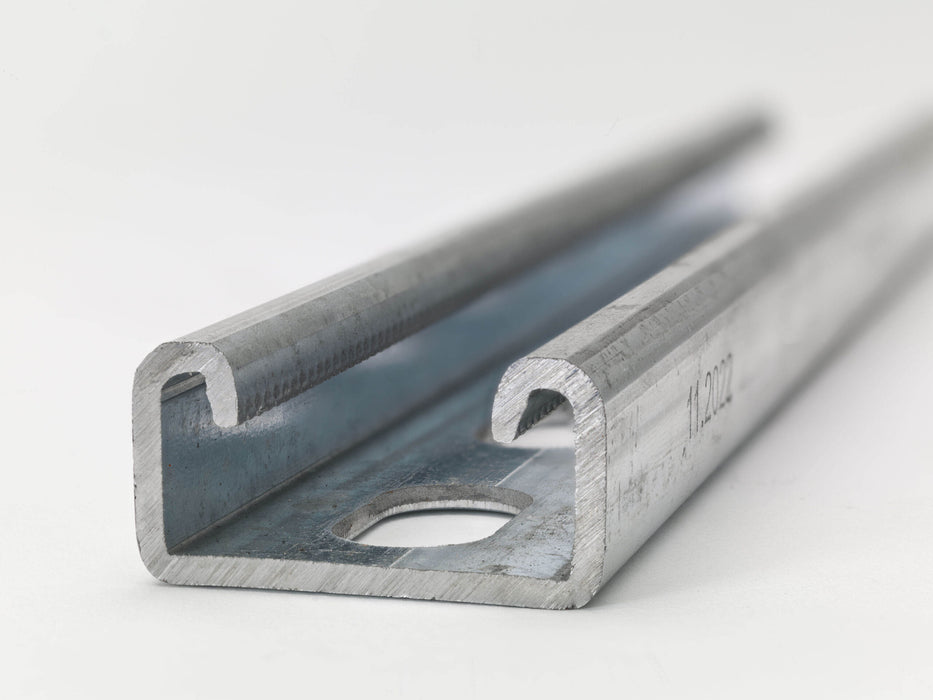 41x21x2.5mm Slotted Channel Pre-Galv 3000mm BS6946:1988