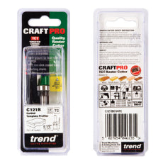 Trend Craft C121B x 1/4" TC 12.7x9.5mm Guided Profiler