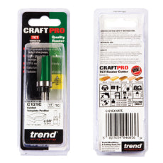 Trend Craft C121F x 1/4" TC 12.7x12.7mm Bearing Guided Profiler