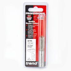 Trend 3/71 x 1/2" TC 12mm Diameter x 25mm Two Flute Cutter