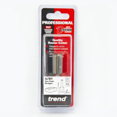 Trend 4/01 x 1/4" TC 14x25mm Two Flute Cutter