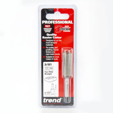 Trend 3/81 x 1/4" TC 12.7mm Diameter x 32mm Two Flute Router Cutter