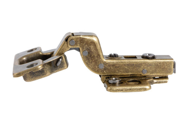 Eclipse Aged Brass 3D Adjustable Cabinet Soft Close Hinge 105 Degree