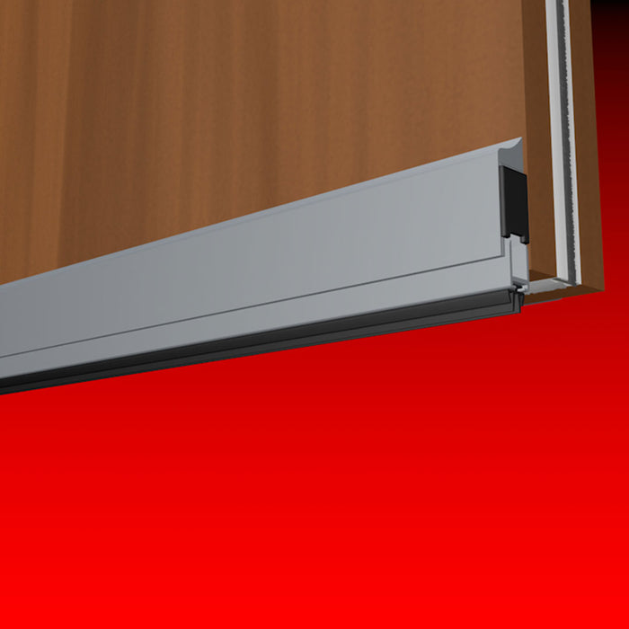 Astroflame Surface Mounted Drop Down Seal Silver Anodised