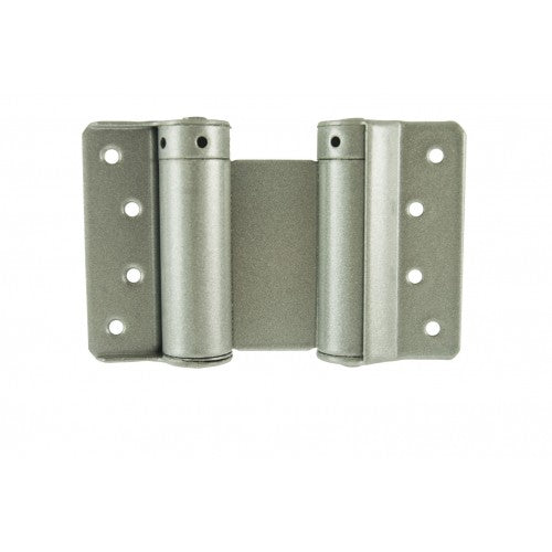 D&E Compact 3in / 75mm Double Action Spring Hinge Silver (pair) (Copy)