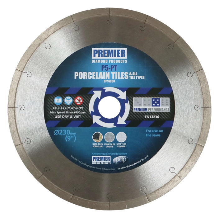 PDP P5-PT 115mm x 1.4mm x 8mm x 22.2mm Porcelain Tile Blade