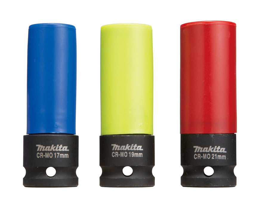 Makita E-12354 Impact deep socket set, 3 pcs