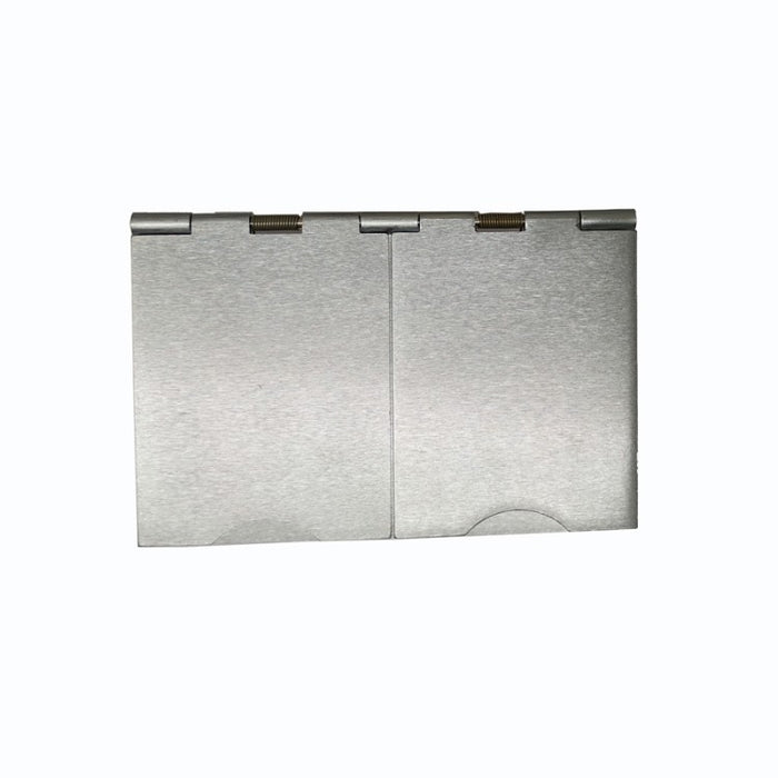 Elite Floor Socket Range Satin Chrome Double Floor Socket Unswitched (13 Amp)