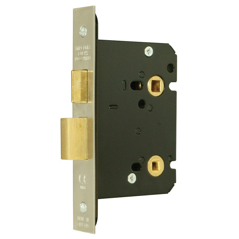 G8020 Bathroom Mortice Lock SSS 101mm — Neasden Hardware