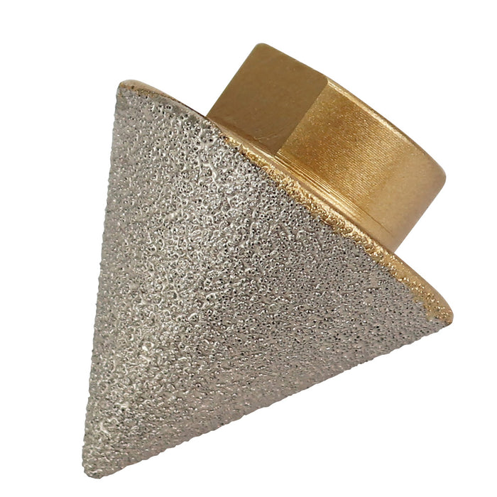 M14 2-38mm Gold Brazed Diamond Mill Cone Drill Bit