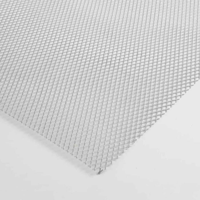 Aluminium Perforated Sheet 500x250x1.6mm Silver Aluminium