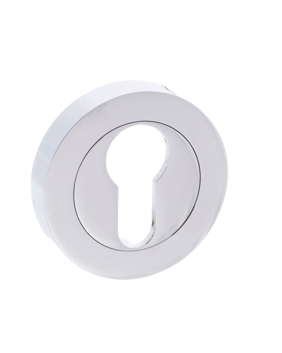 STATUS Euro Profile Escutcheons on Round Rose (Pair)