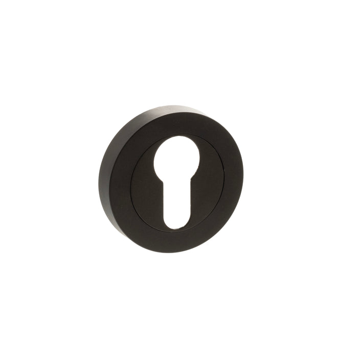 STATUS Euro Profile Escutcheons on Round Rose (Pair)