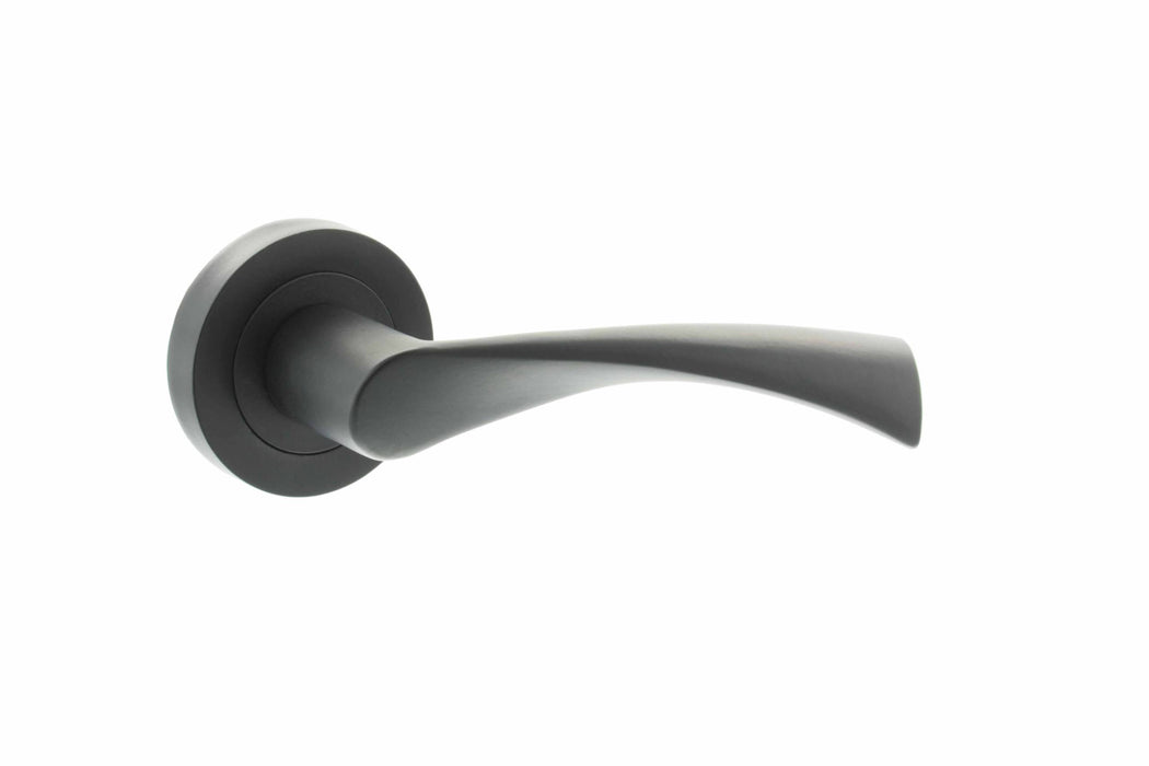 STATUS Colorado Lever Door Handle On Round Rose