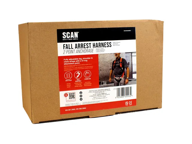 Scan Fall Arrest Harness 2-Point Anchorage — Neasden Hardware
