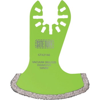 PDP ST-MTB-DBT 58mm Boot Style Vacuum Brazed Diamond Tile Grout Mulit Tool Blade