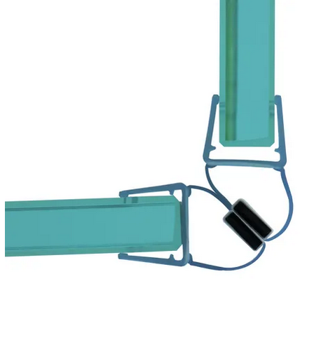 Bohle BO5213529 Shower Seal Pair With Magnet 90° S/Action 6/8mm x 2m