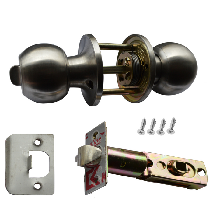 Entrance Knobset - Stainless Steel