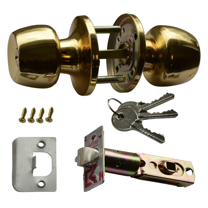 Entrance Knobset - Stainless Steel