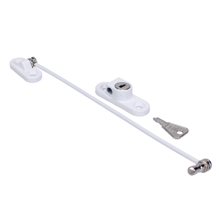 ASEC 200mm Mini Locking Cable Window Restrictor