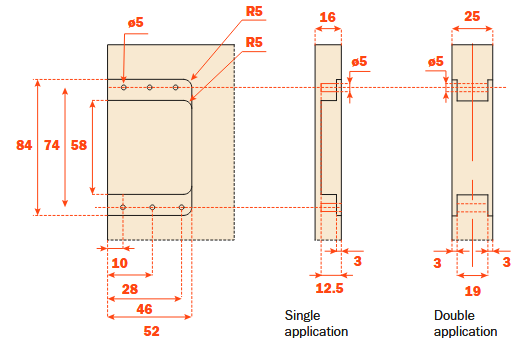 Salice Conecta Hinge For Wooden Doors 25-30mm Thick 10/12.5mm Overlay (2)