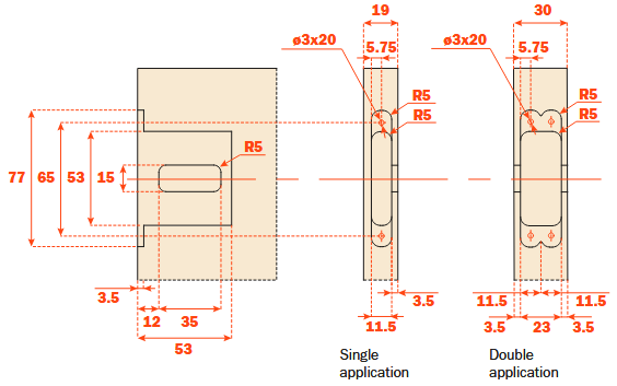 Salice Conecta Hinge For Wooden Doors 25-30mm Thick 10/12.5mm Overlay (2)