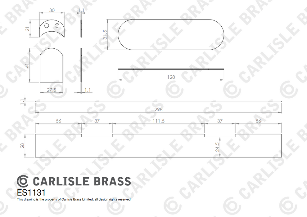 Ceam Concealed Hinge Intumescent Fire Pack