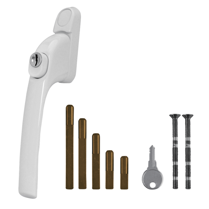 CHAMELEON Adaptable Multi Spindle Window Espagnolette Handle White