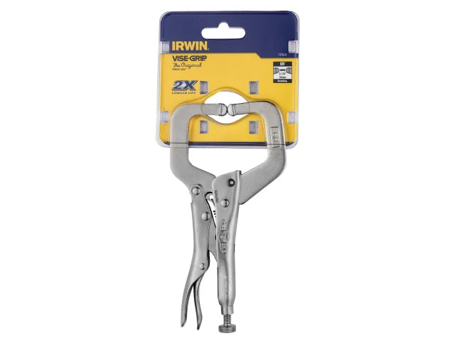 Irwin 6R Locking C-Clamp Regular Tip 150mm (6in)