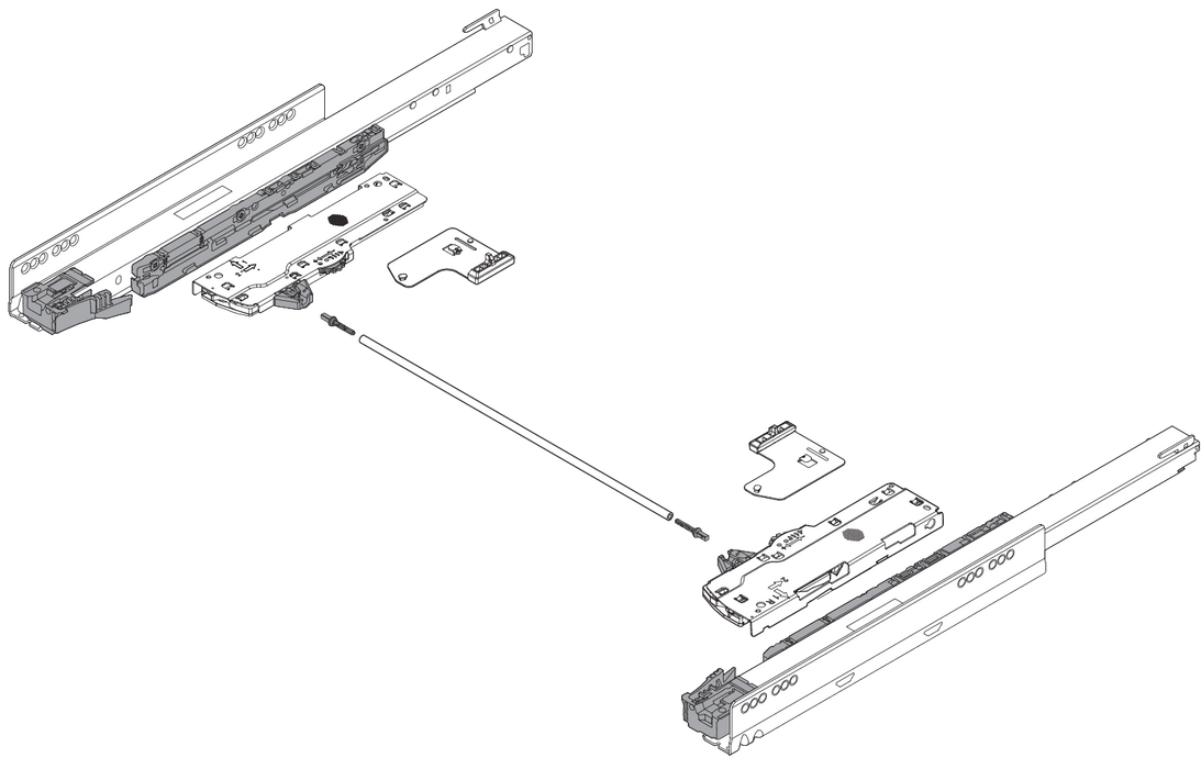 Blum T60.000D TIP-ON BLUMOTION synchronisation adapter